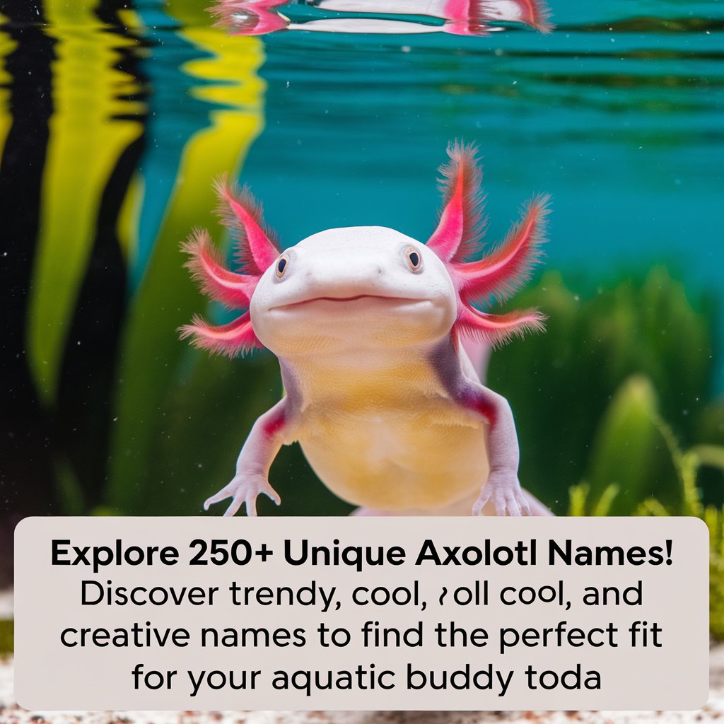 250+ Axolotl Names Galore: Find the Perfect Name for Your Little Buddy!