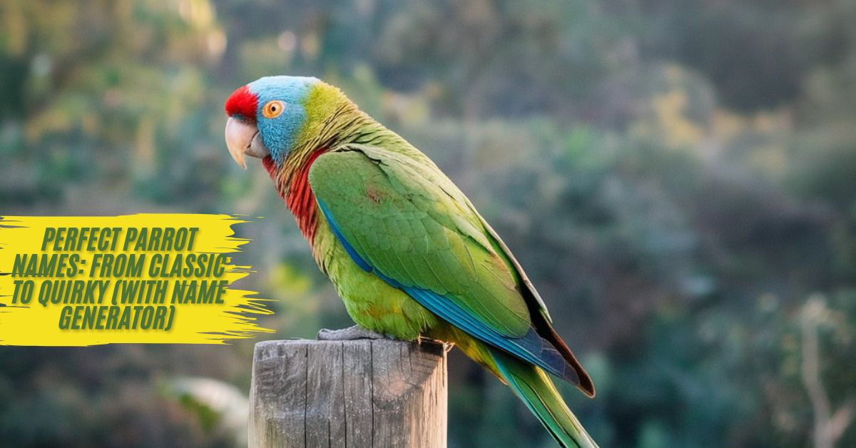 Perfect Parrot Names: From Classic to Quirky (With Name Generator) 