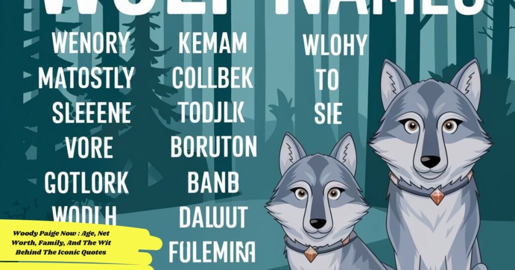 Male Wolf Names