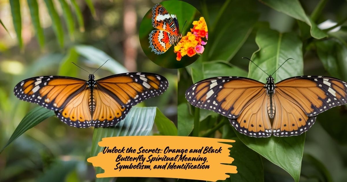 Unlock the Secrets: Orange and Black Butterfly Spiritual Meaning, Symbolism, and Identification